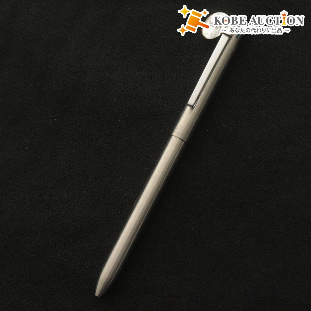 ■ MONTBLANC Ballpoint Pen 4-Color Vintage Silver with Case Unused