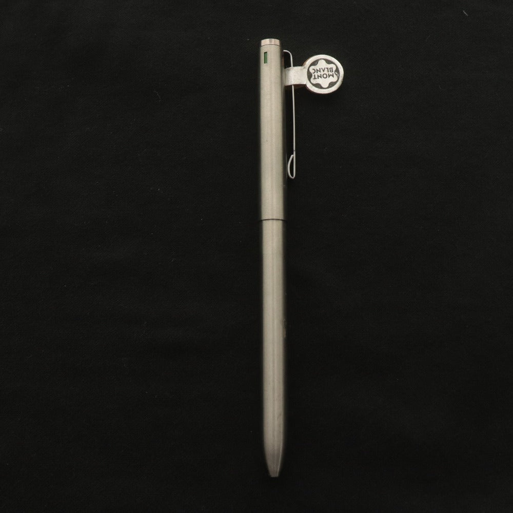 ■ MONTBLANC Ballpoint Pen 4-Color Vintage Silver with Case Unused