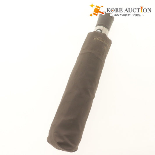 ■ BAUME & MERCIER Folding Umbrella, Automatic Open, Logo, Novelty, Not for Sale, Brown, Unused