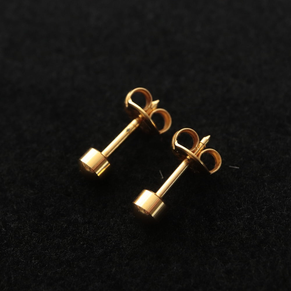 ■ TAKE-UP テイクアップ ピアス 丸玉 シンプル スタッドピアス レディース ゴールド 箱付き