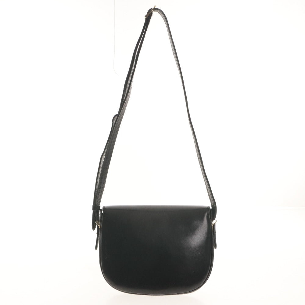 ■ BALLY バリー ショルダーバッグ 鞄 ファスナーポケット マグネット ロゴ金具 レディース ブラック