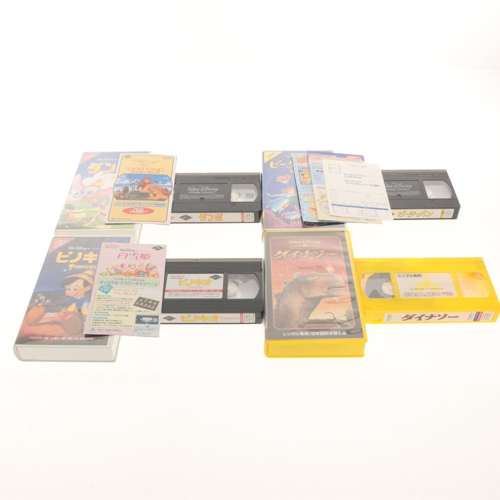 ■ VHS ビデオテープ 21本セット まとめ売り ジブリ トトロ ナウシカ もののけ姫 ディズニー 白雪姫 ダンボ ピーターパン 他 未開封含む