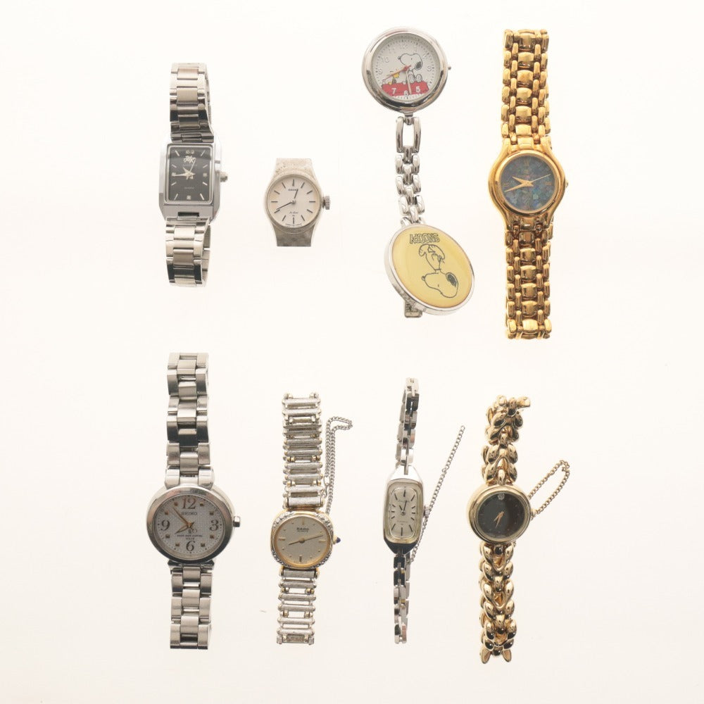 ■ 腕時計 ネックレス ブレスレット 15点セット まとめ売り セイコー マリオアレッシー ファイテン RADO 等