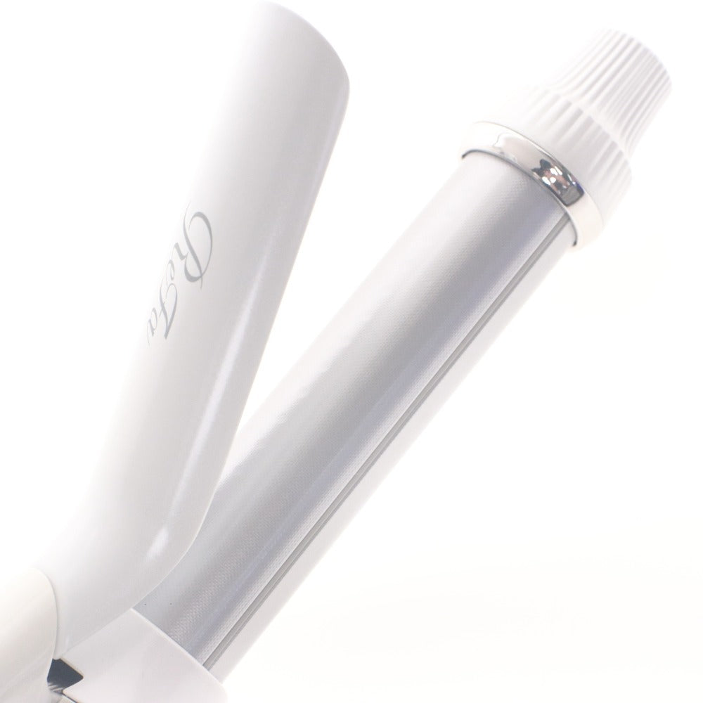 ■ リファ ReFa ビューテック カールアイロン RE-AG00A コテ 26mm ホワイト系 通電確認済み 付属品付き