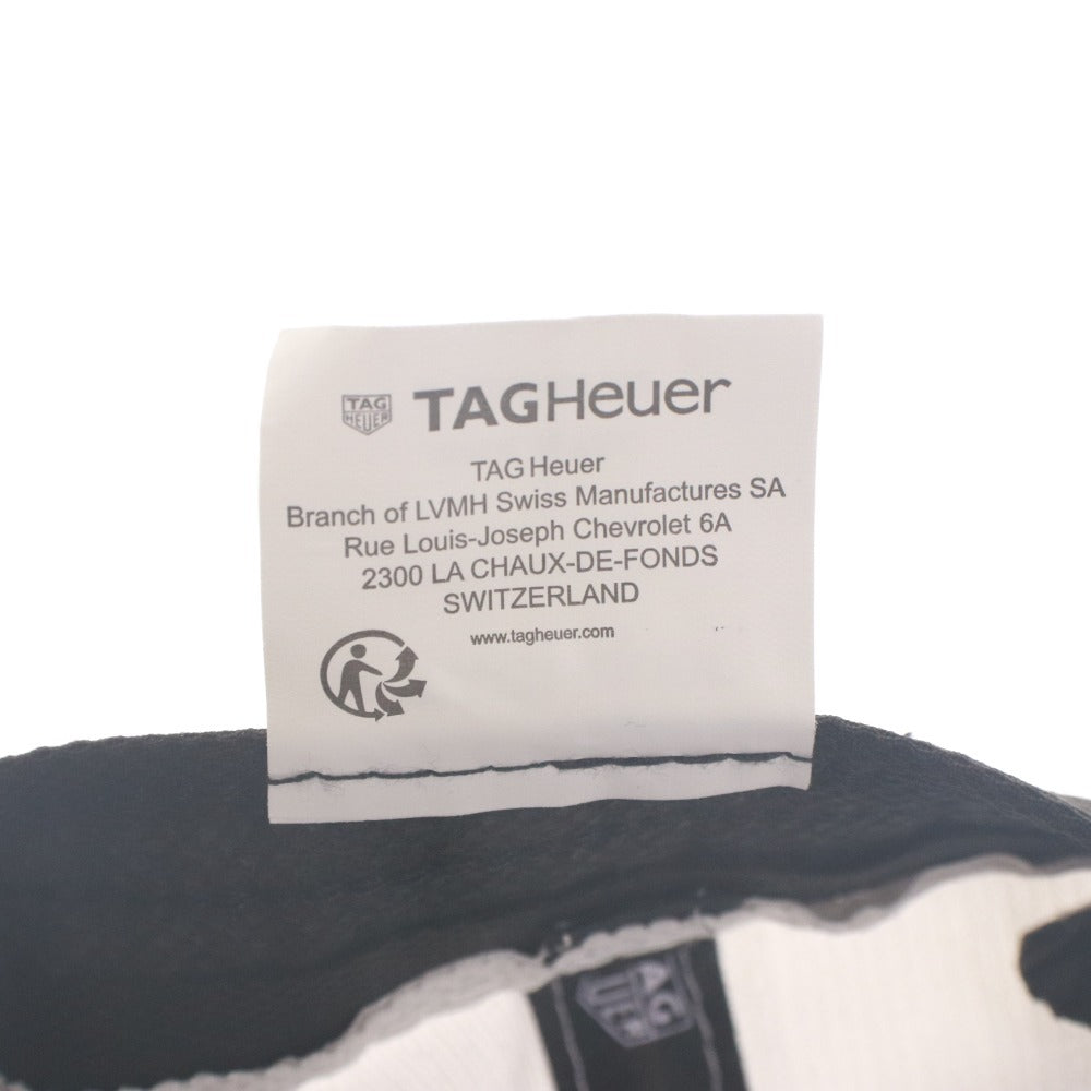 ■ タグホイヤー TAG HEUER キャップ 帽子 クラシックロゴ 刺繍 ノベルティ レディース メンズ フリー ホワイト系
