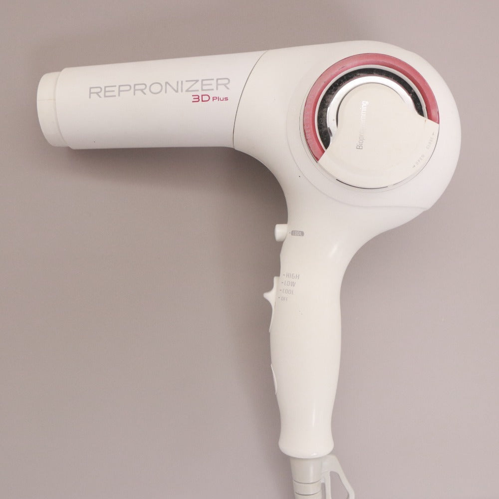 ■ リュミエリーナ ヘアビューザー レプロナイザー 3D Plus REP3D-G-JP ヘアードライヤー ホワイト系 通電確認済み