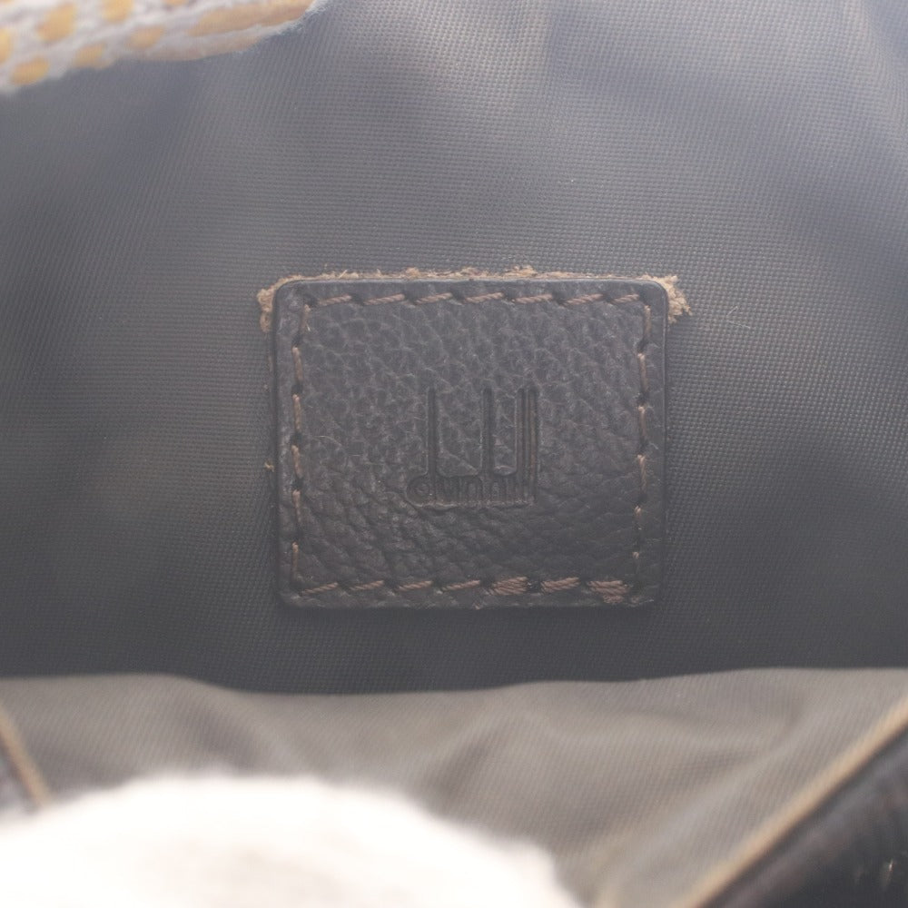 ■ ダンヒル dunhill ショルダーバッグ 鞄 ディーエイト D-Eight D8 モノグラム メンズ ダークブラウン
