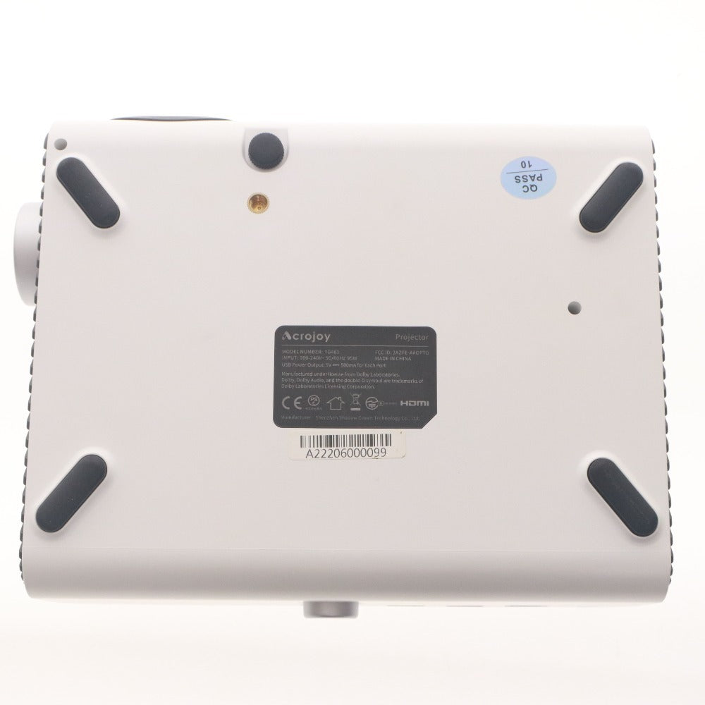 ■ Acrojoy プロジェクター YG461 Truvity 660WB 1920×1080 フルHD 5G Wi-Fi Bluetooth ホーム ケース,三脚,USB-Cハブ付き 動作品