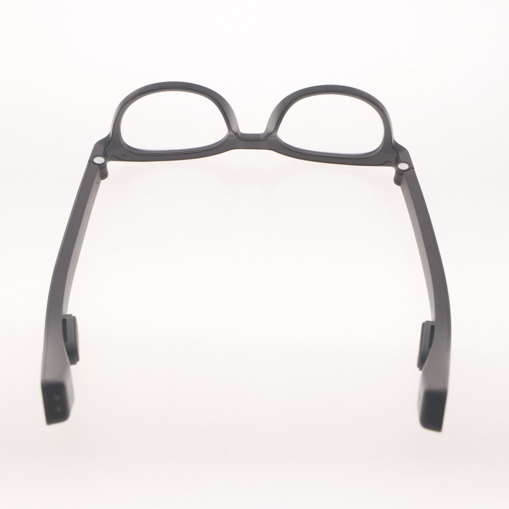 ■ Vue Smart Glasses 骨伝導多機能モデル Trendy メガネ 48-21-138 V001-C001 カーボンファイバー 骨伝導スピーカー 付属品付き 動作品