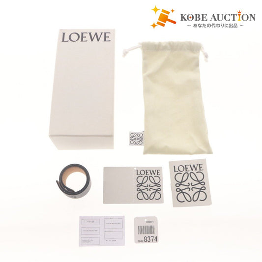 ■ LOEWE ロエベ ブレスレット スモール スラップ レザー 革 ブレスレット メンズ レディース 箱,付属品付き