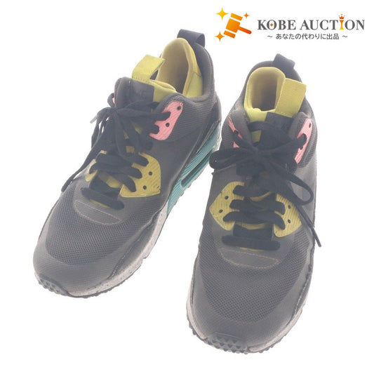 ■ ナイキ スニーカー 靴 NIKE AIR MAX 90 SNEAKERBOOT NS メンズ 26.5cm マルチカラー 黒 グレー イエロー ライトブルー