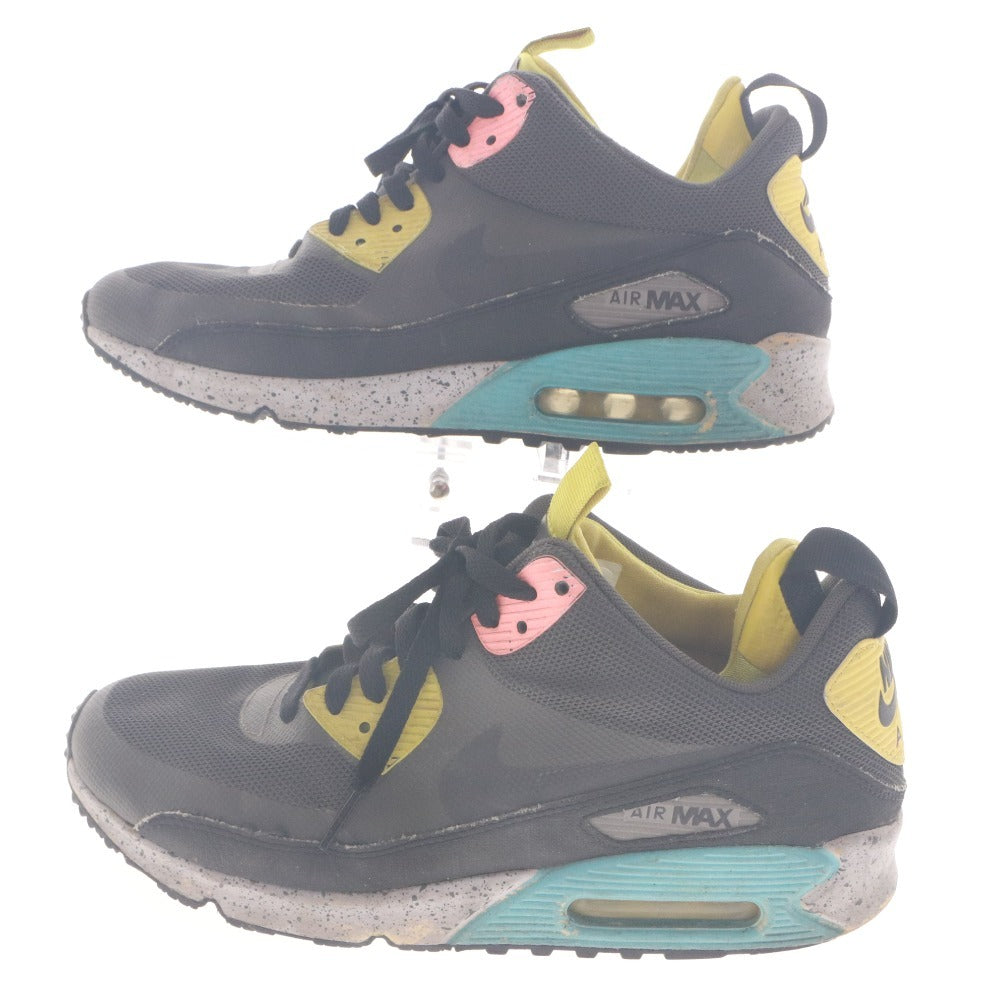 ■ ナイキ スニーカー 靴 NIKE AIR MAX 90 SNEAKERBOOT NS メンズ 26.5cm マルチカラー 黒 グレー イエロー ライトブルー