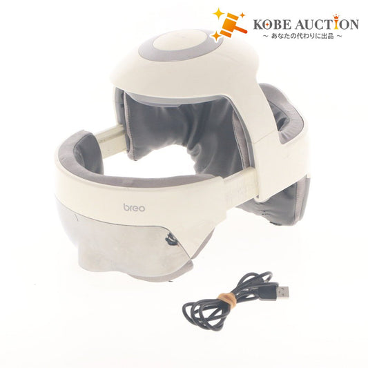 ■ breo. i-Brain 5S BRH-5000/H ヘルメット型 ホットアイマッサージ機 ヘッドスパ家電機器 動作確認済み 訳アリ
