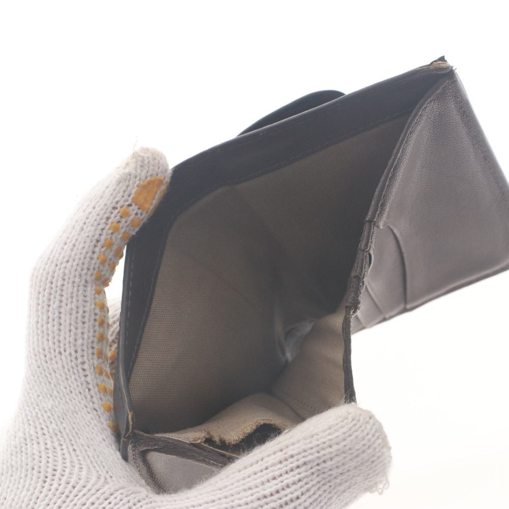 ■ MARGARET HOWELL idea 二つ折り財布 ウォレット ロゴ 小銭 札 カード入れ メンズ レディース ブラック 黒 ダークブラウン 訳アリ