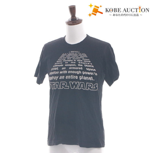 ■ COMME des GARCONS x STAR WARS コラボ 半袖Tシャツ トップス 別注 限定モデル スターウォーズ エピソード 4 新たなる希望 メンズ M 黒