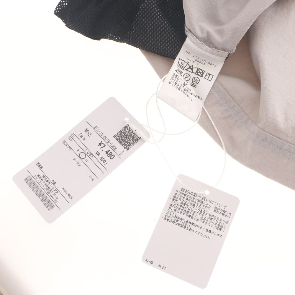 ■ SHIPS Colors イージーカーゴパンツ ロング ショート コンバーチブル 2way ボトムス ファスナー メンズ L ライトグレー タグ付き未使用