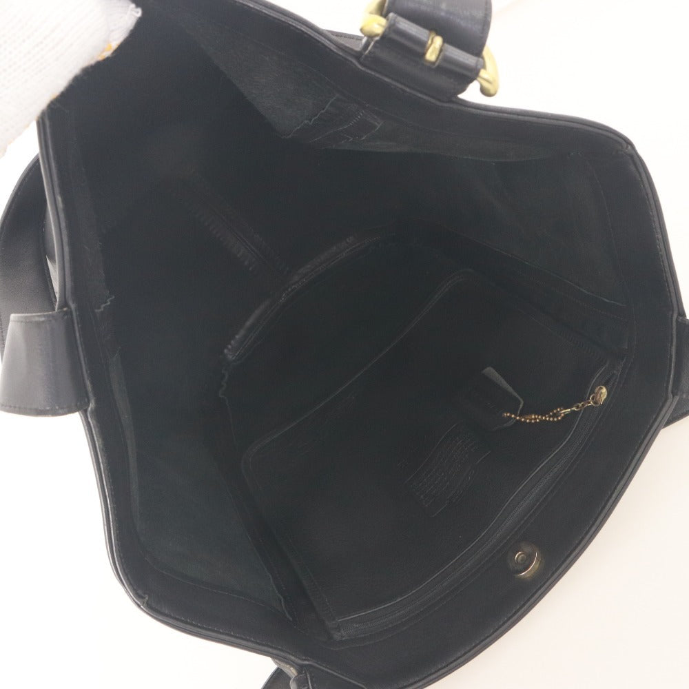 ■ COACH コーチ トートバッグ ショルダー 鞄 N5E-4082 オールドコーチ レザー ヴィンテージ レディース 黒 ブラック