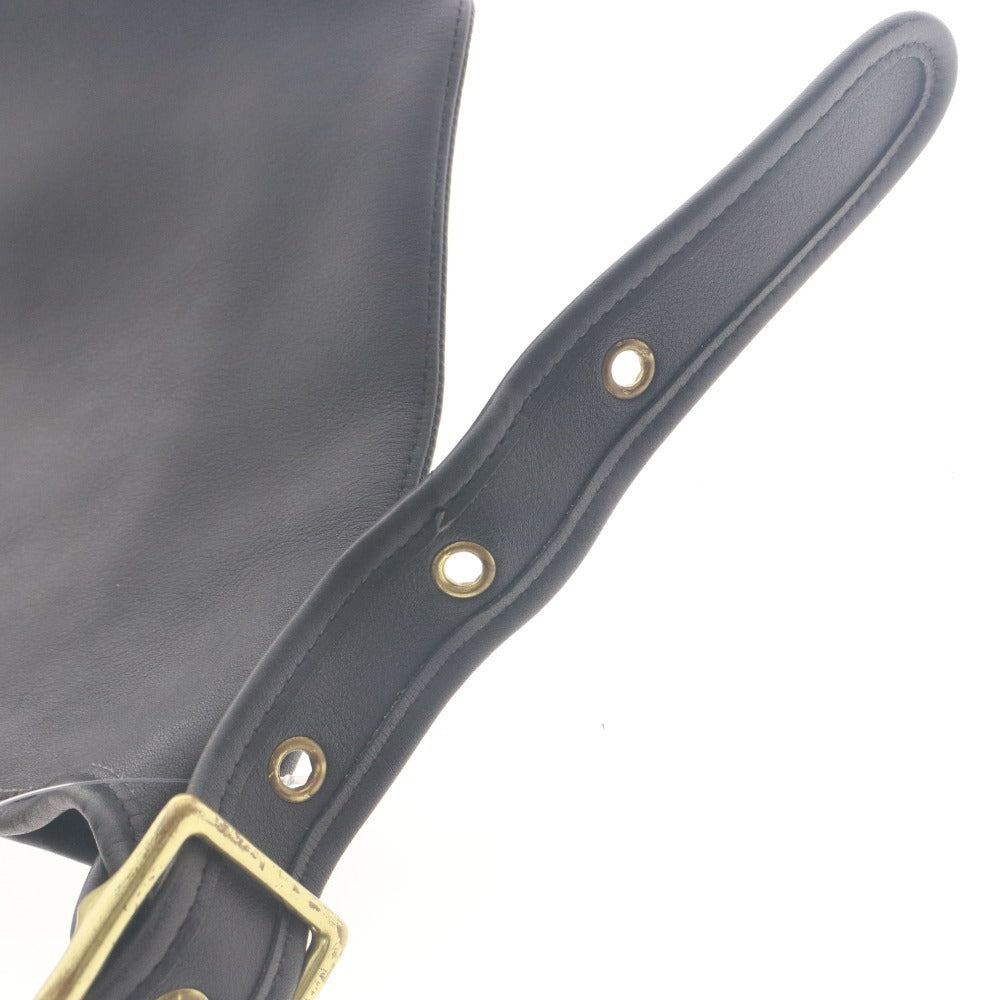 ■ COACH コーチ ショルダーバッグ 鞄 9953 オールドコーチ バケツ型 レザー 革 ゴールド金具 ヴィンテージ レディース ブラック 黒