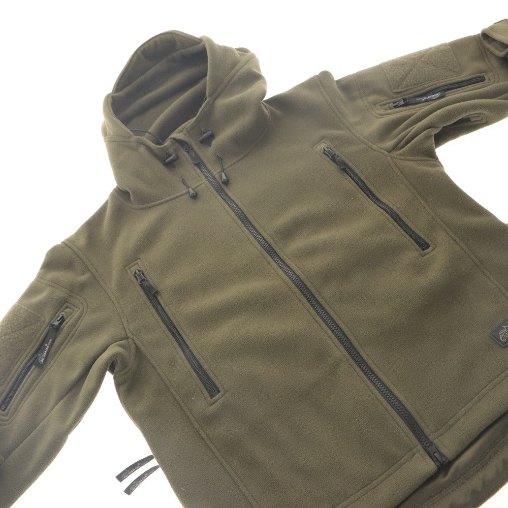■ HELIKON-TEX Patriot Jacket Long-Sleeve Outerwear BL-PAT-HF Hooded Heavy Fleece Military Gear Men's XS Khaki Gray