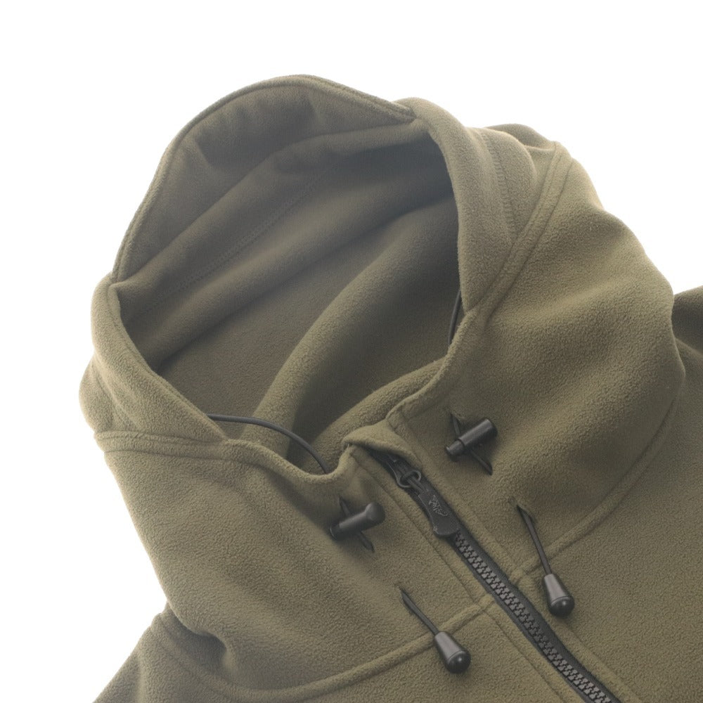 ■ HELIKON-TEX Patriot Jacket Long-Sleeve Outerwear BL-PAT-HF Hooded Heavy Fleece Military Gear Men's XS Khaki Gray