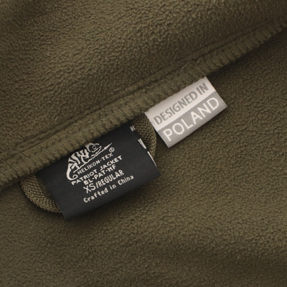 ■ HELIKON-TEX Patriot Jacket Long-Sleeve Outerwear BL-PAT-HF Hooded Heavy Fleece Military Gear Men's XS Khaki Gray
