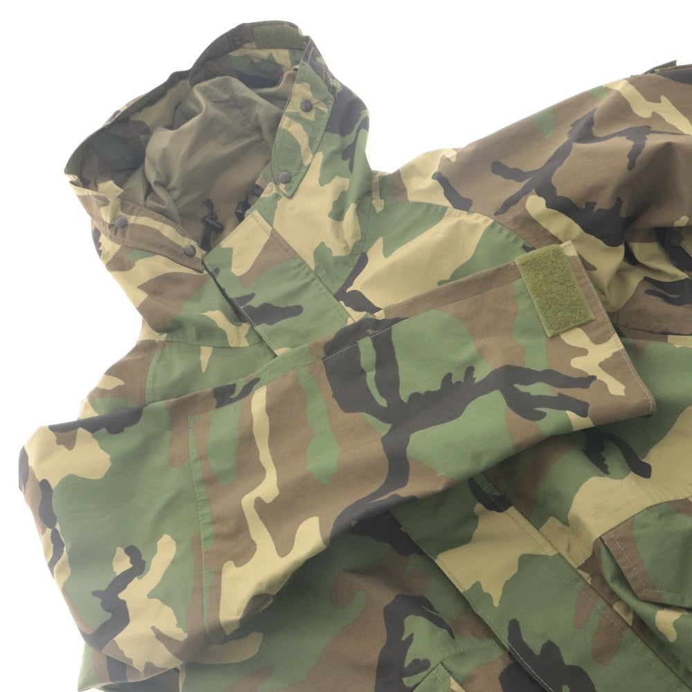 ■ US Military BARRIER WEAR 90's ECWCS Parka Military Jacket GORE-TEX Camouflage Long Sleeve Outerwear Hooded Men's M-S Black/Khaki, etc.