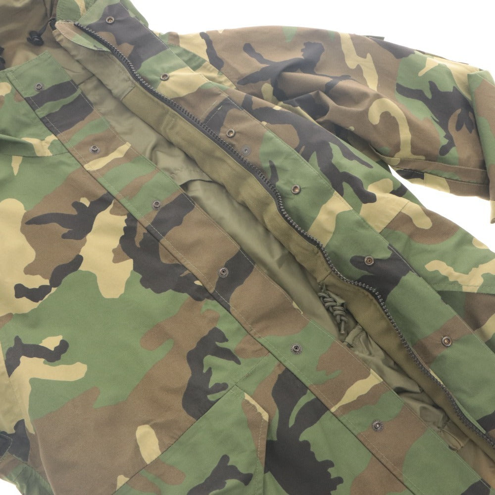 ■ US Military BARRIER WEAR 90's ECWCS Parka Military Jacket GORE-TEX Camouflage Long Sleeve Outerwear Hooded Men's M-S Black/Khaki, etc.