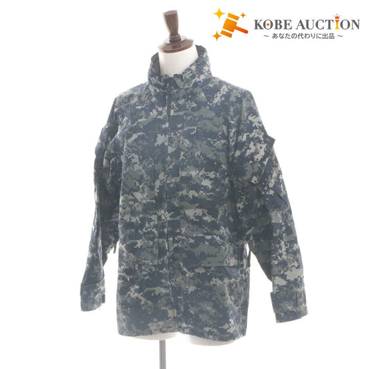 ■ アメリカ海軍 US. ECWCS ゴアテックス ワーキングパーカー 長袖 アウター 製造/VALLEY APPAREL LLC 迷彩柄 メンズ S ネイビー,グレー系