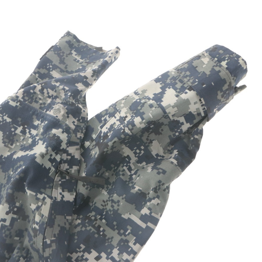 ■ US Navy US ECWCS Gore-Tex Working Parka Long Sleeve Outer Manufacturing/VALLEY APPAREL LLC Camouflage Pattern Men's S Navy, Gray