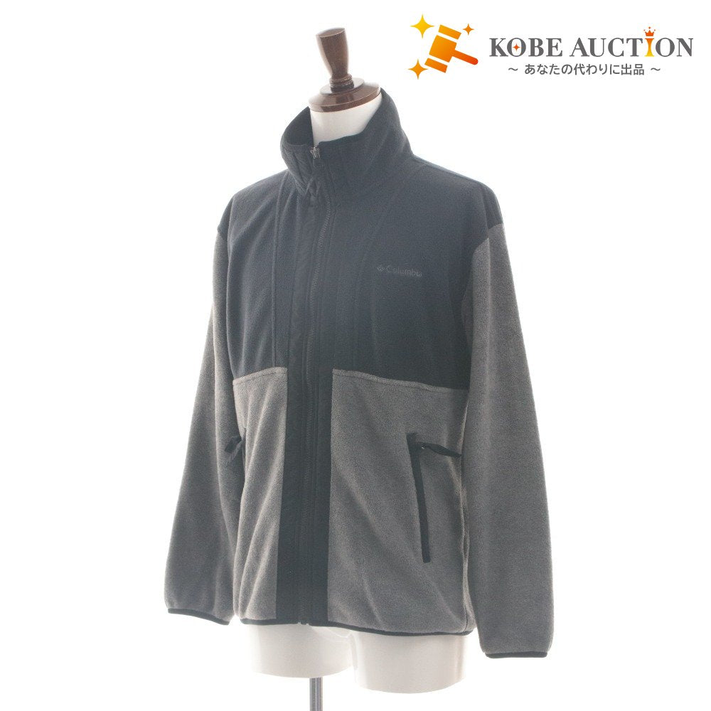 ■ Columbia Fleece Jacket Long Sleeve Outerwear OWEN POINT PM1548 Zip-up Men's S Black Grey
