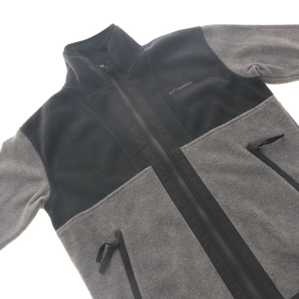 ■ Columbia Fleece Jacket Long Sleeve Outerwear OWEN POINT PM1548 Zip-up Men's S Black Grey