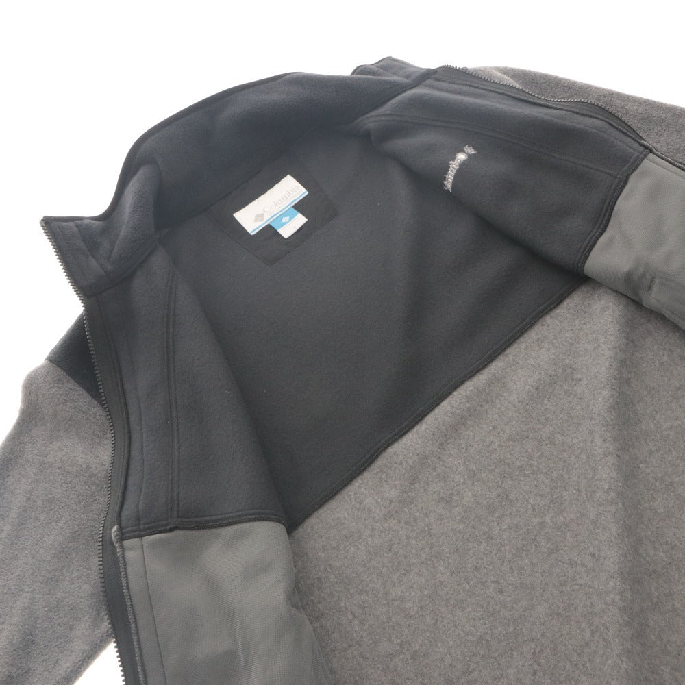 ■ Columbia Fleece Jacket Long Sleeve Outerwear OWEN POINT PM1548 Zip-up Men's S Black Grey