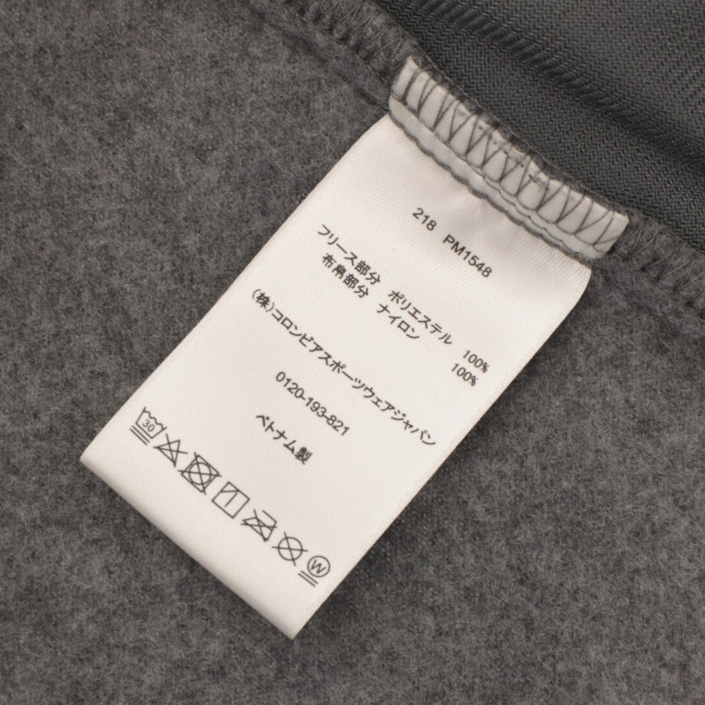 ■ Columbia Fleece Jacket Long Sleeve Outerwear OWEN POINT PM1548 Zip-up Men's S Black Grey