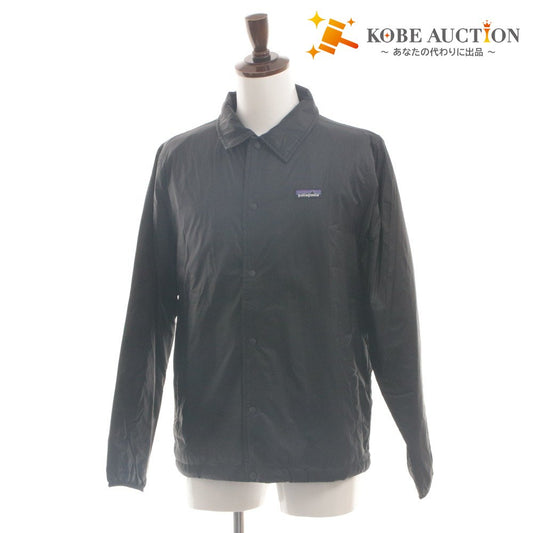 ■ patagonia パタゴニア WORN WEAR コーチジャケット ジャンパー 長袖 アウター リサイクルナイロン 防寒ウェア メンズ S 黒 ブラック