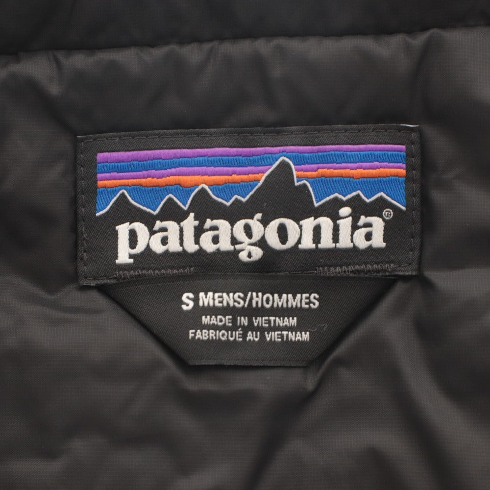 ■ patagonia WORN WEAR Coach Jacket Jumper Long Sleeve Outerwear Recycled Nylon Cold Weather Gear Men's S Black