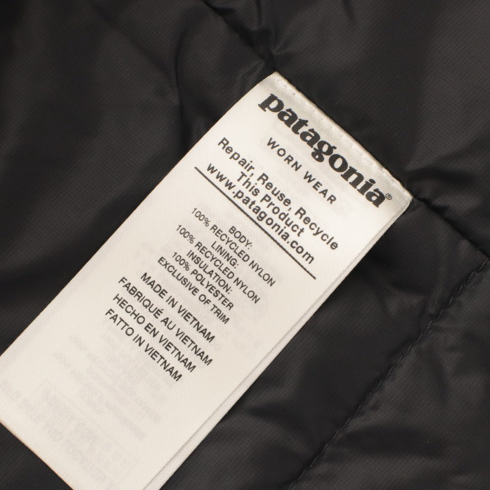 ■ patagonia WORN WEAR Coach Jacket Jumper Long Sleeve Outerwear Recycled Nylon Cold Weather Gear Men's S Black