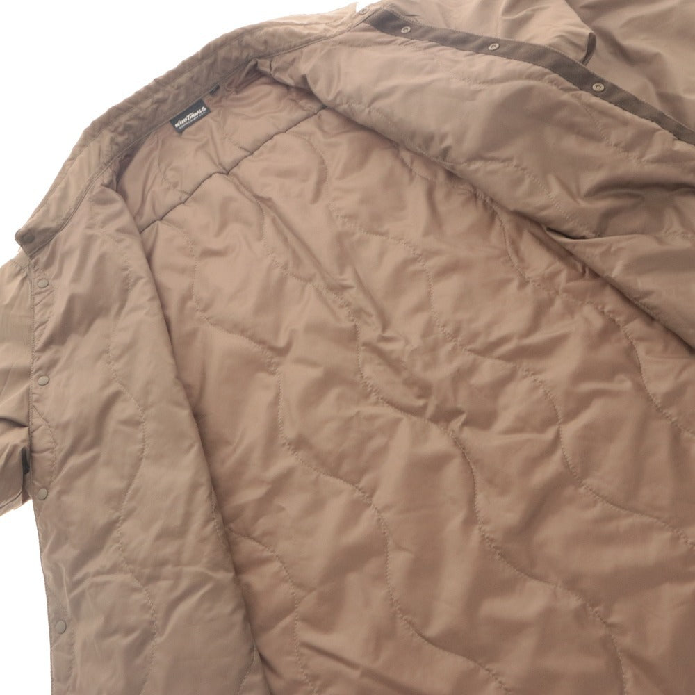 ■ WILD THINGS TAUPE Coach Jacket Jumper Long Sleeve Outer PERTEX QUANTUM Nylon Military Outdoor Men's S Beige-ish