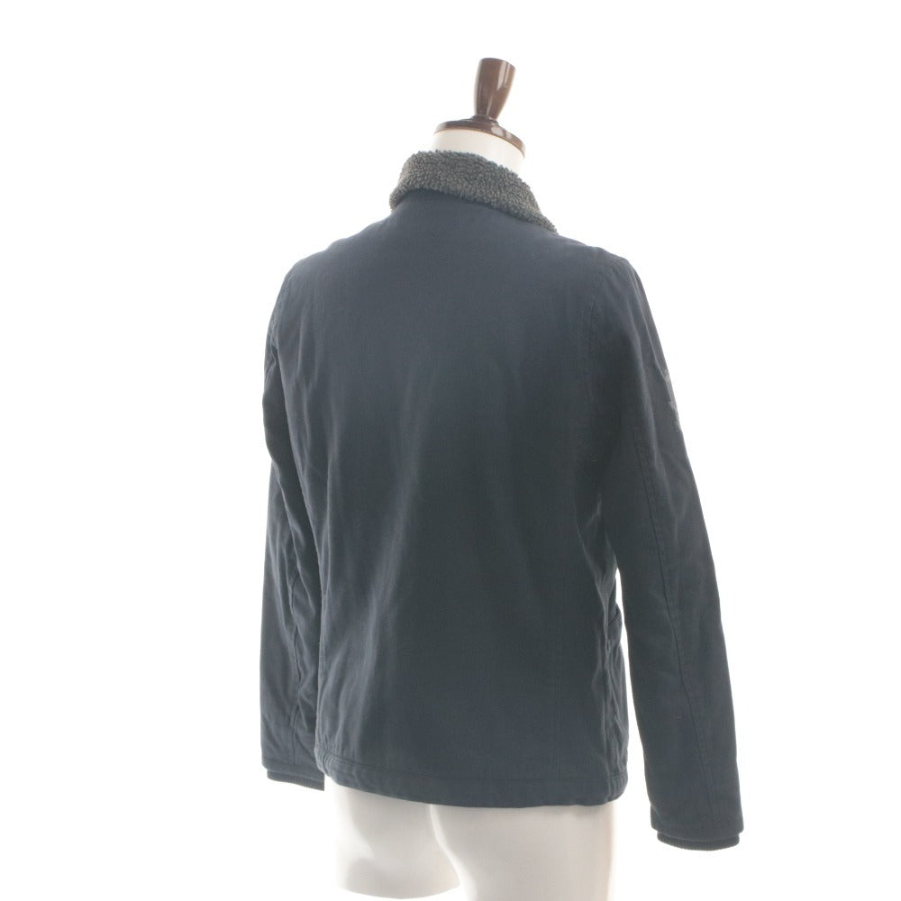 ■ BEAMS HEART USN N-1 Deck Jacket Long Sleeve Outerwear US Navy Cold Weather Motif Applique Logo Zip-up Men's S Navy