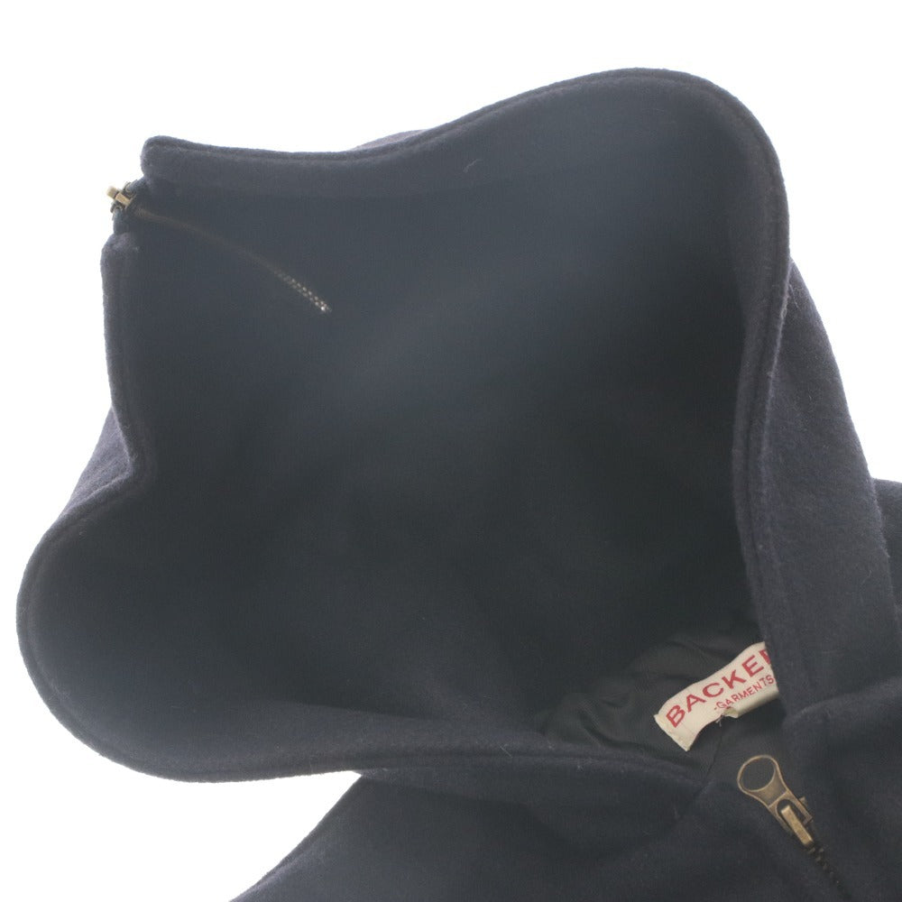 ■ Backers USNA Design Cadet Coat Hoodie Long Sleeve Outerwear Hooded Zip-up Appliqué Military Men's M Dark Navy