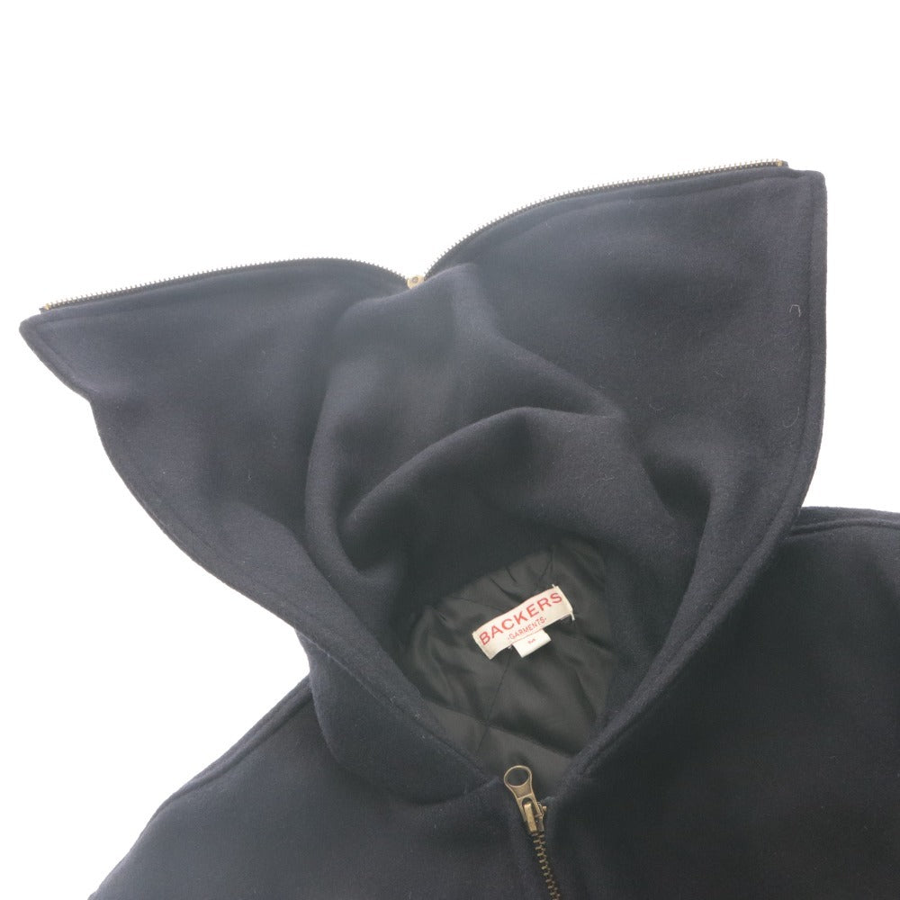 ■ Backers USNA Design Cadet Coat Hoodie Long Sleeve Outerwear Hooded Zip-up Appliqué Military Men's M Dark Navy
