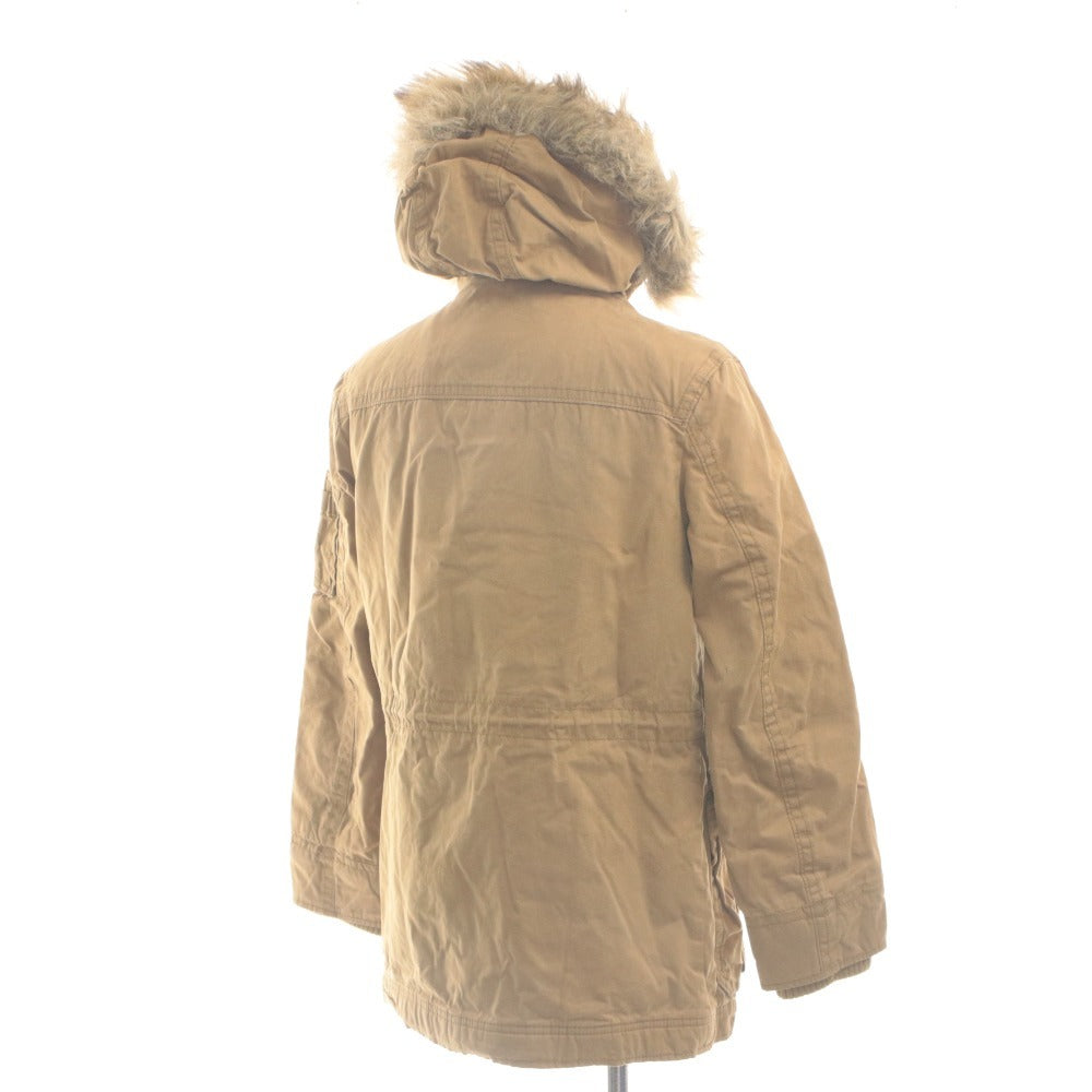 ■ American Eagle Outfitters Mod Coat Military Jacket Long Sleeve Outerwear Hooded Zip-up Men's US/XS Beige