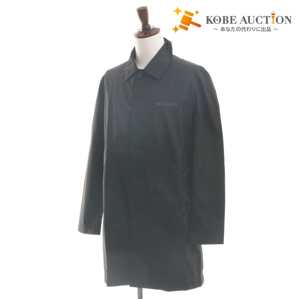 ■ Columbia Tangent Jacket Raincoat Long Sleeve Outerwear PM3943 Waterproof Rain Gear Casual Men's S Black with Pouch