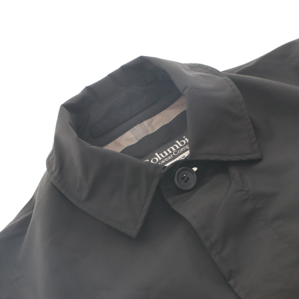 ■ Columbia Tangent Jacket Raincoat Long Sleeve Outerwear PM3943 Waterproof Rain Gear Casual Men's S Black with Pouch