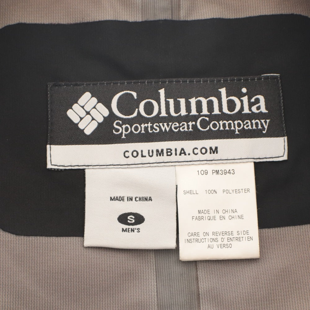 ■ Columbia Tangent Jacket Raincoat Long Sleeve Outerwear PM3943 Waterproof Rain Gear Casual Men's S Black with Pouch