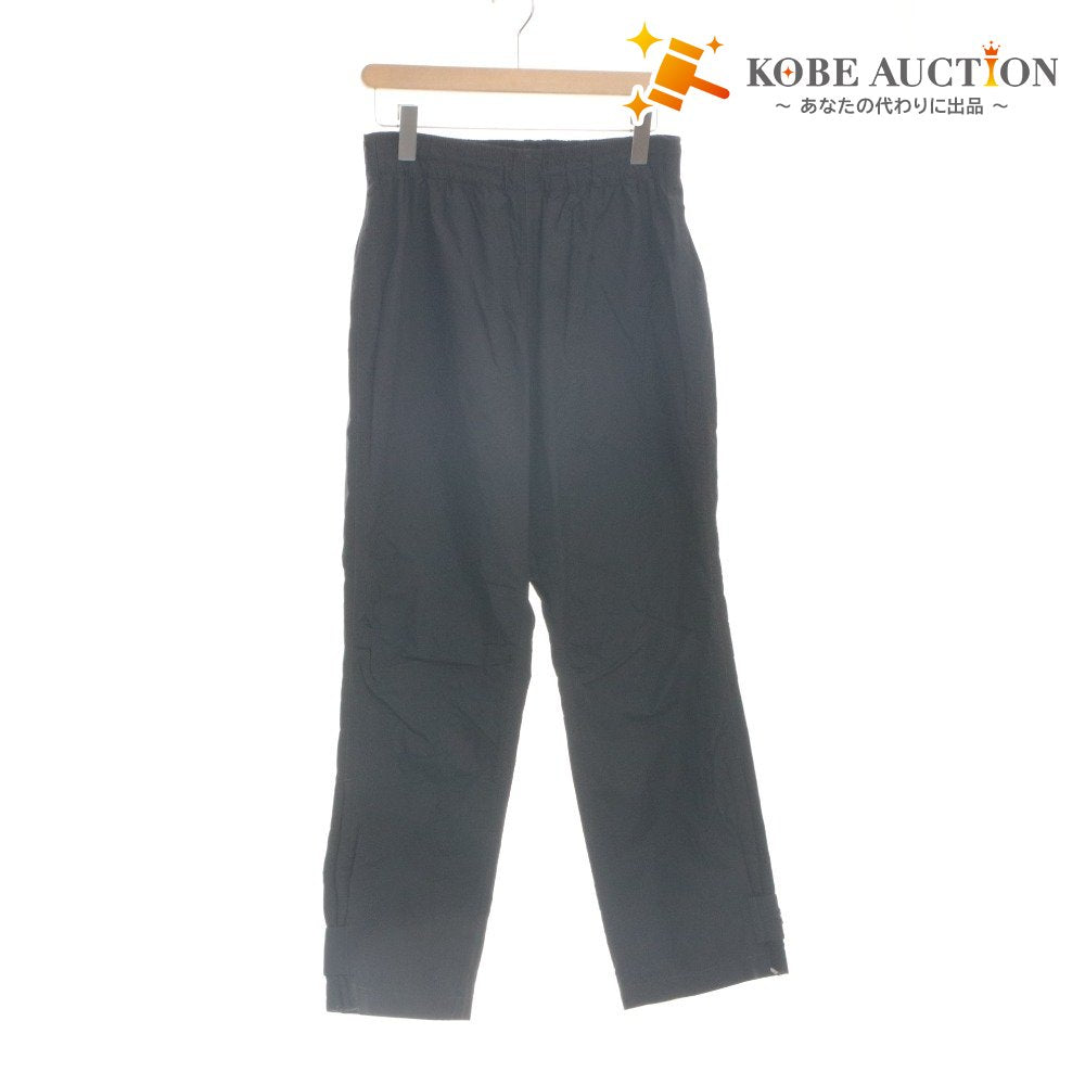 ■ Columbia TITANIUM Nylon Pants - Windbreaker Pants - Outdoor Bottoms PM8660 - Long Length - Embroidered Logo - Men's S - Black