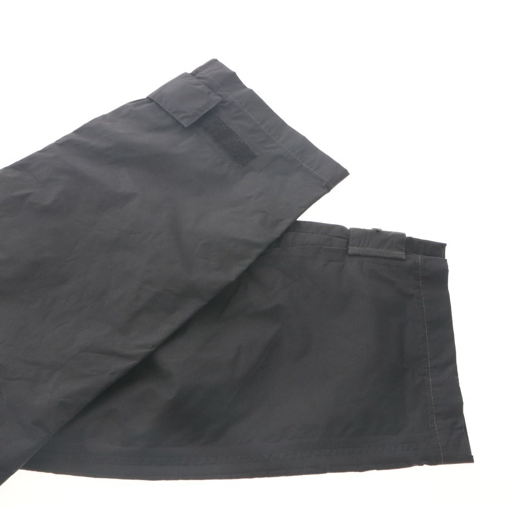 ■ Columbia TITANIUM Nylon Pants - Windbreaker Pants - Outdoor Bottoms PM8660 - Long Length - Embroidered Logo - Men's S - Black