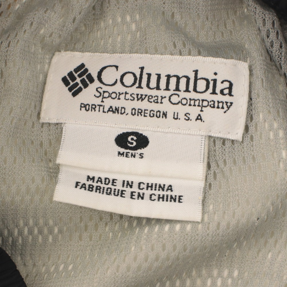 ■ Columbia TITANIUM Nylon Pants - Windbreaker Pants - Outdoor Bottoms PM8660 - Long Length - Embroidered Logo - Men's S - Black