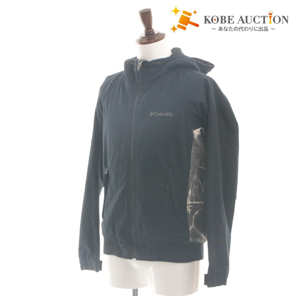 ■ Columbia Loma Vista Hunting Patterned Hoodie PM3184 Parka Jacket Hood Long Sleeve Outerwear Men's S Black Beige-ish