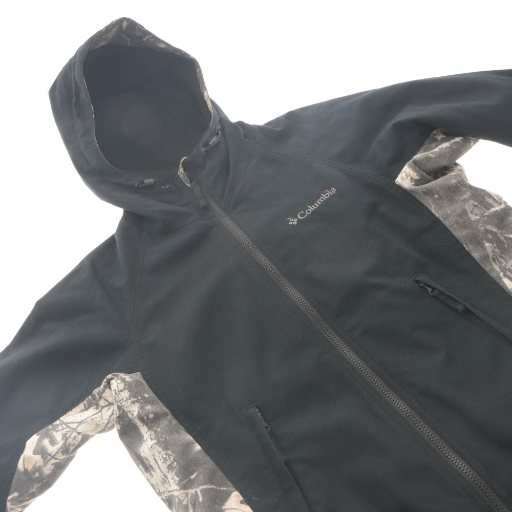 ■ Columbia Loma Vista Hunting Patterned Hoodie PM3184 Parka Jacket Hood Long Sleeve Outerwear Men's S Black Beige-ish