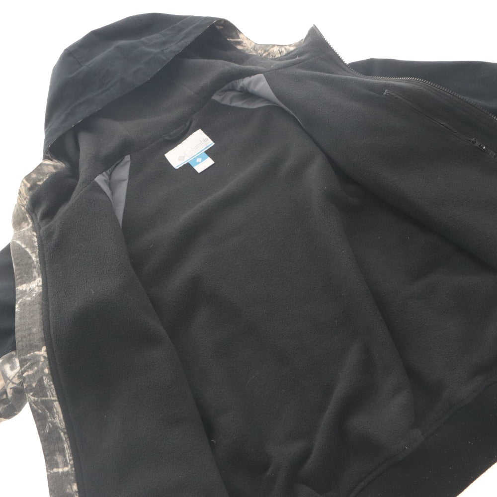 ■ Columbia Loma Vista Hunting Patterned Hoodie PM3184 Parka Jacket Hood Long Sleeve Outerwear Men's S Black Beige-ish